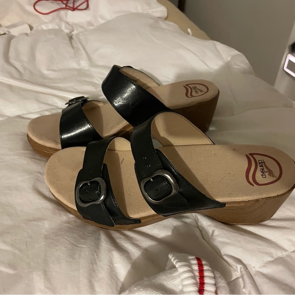 Aerosoles Black Women's Wedge Sandals